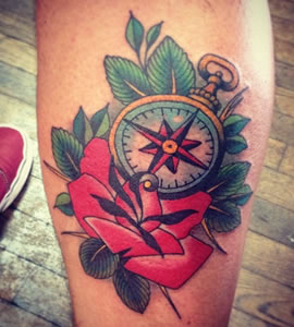 Compass Rose Tattoo