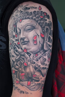 Goddess Tattoo done by Mark Brettrager