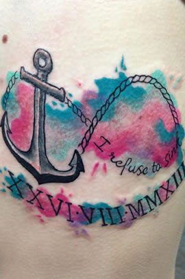 Infinity Anchor Tattoo